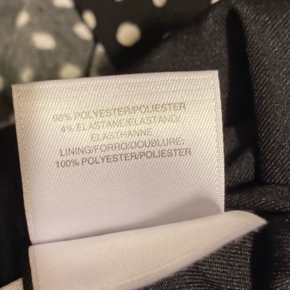 ANNE KLEIN POLKA DOT A LINE FULLY LINED SUNDRESS SZ 10 EUC - Picture 8 of 8